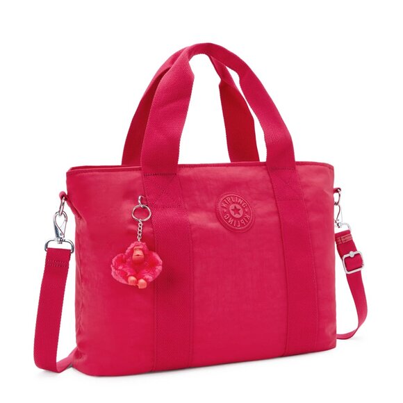 Kipling Minta Large Tote Removable Shoulder Strap Confetti Pink (MSRP $119) - Picture 2 of 10